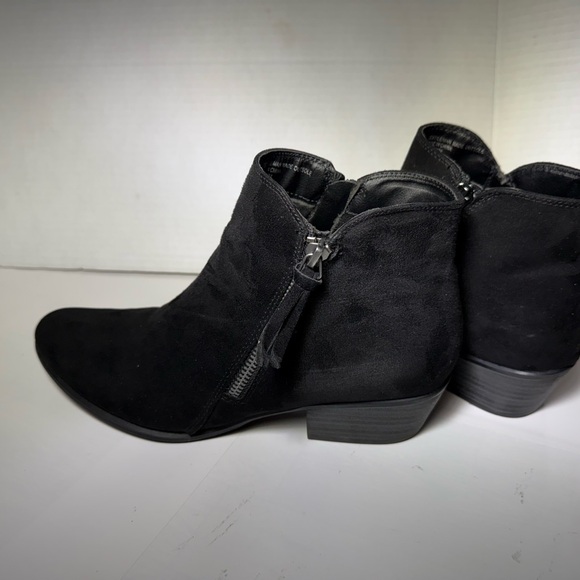 Esprit Shoes - Women’s Espirit Tylin Black Suede Ankle Boots with Side Zip